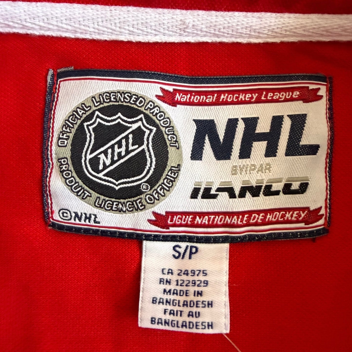 90’s Montreal Canadiens NHL Ilanco Rugby Polo Shirt Deadstock Size: S