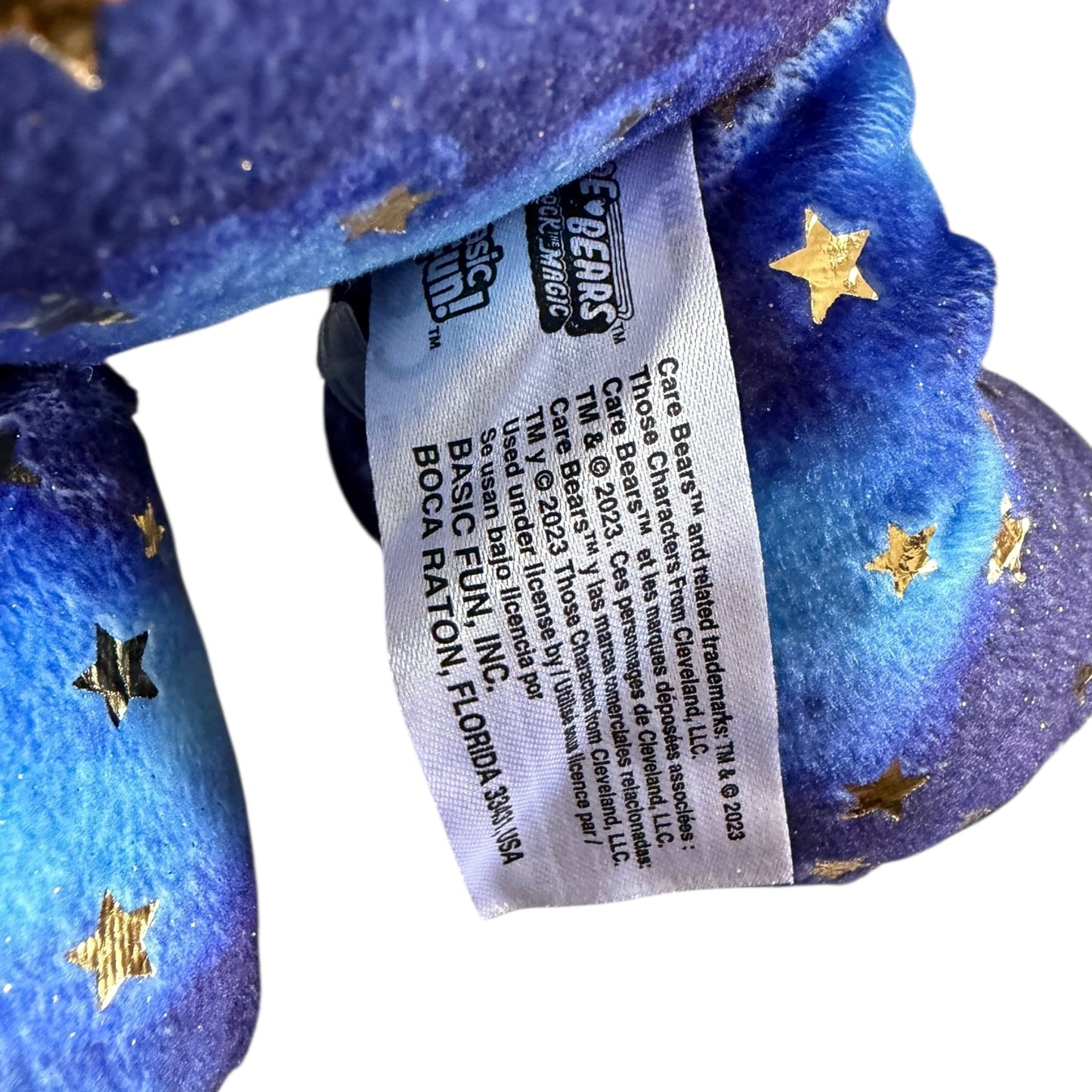 2023 Care Bears Bedtime Bear Limited Collector Edition Glow-Up Plush