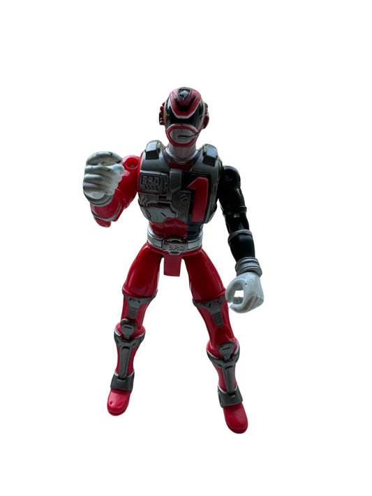 2005 Interactive Talking Red Power Rangers SPD 5.5" Figure