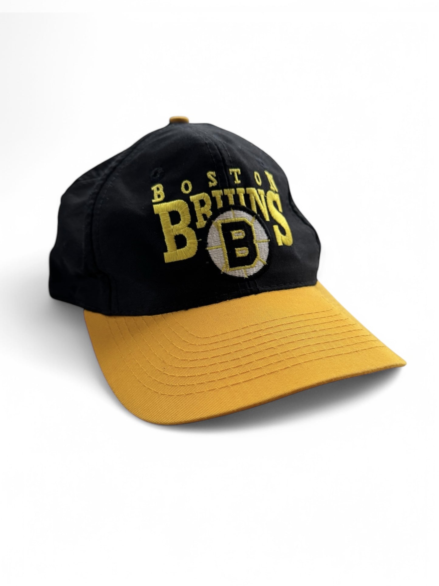 VTG '90s AJD Boston Bruins NHL Snapback Hat Cap