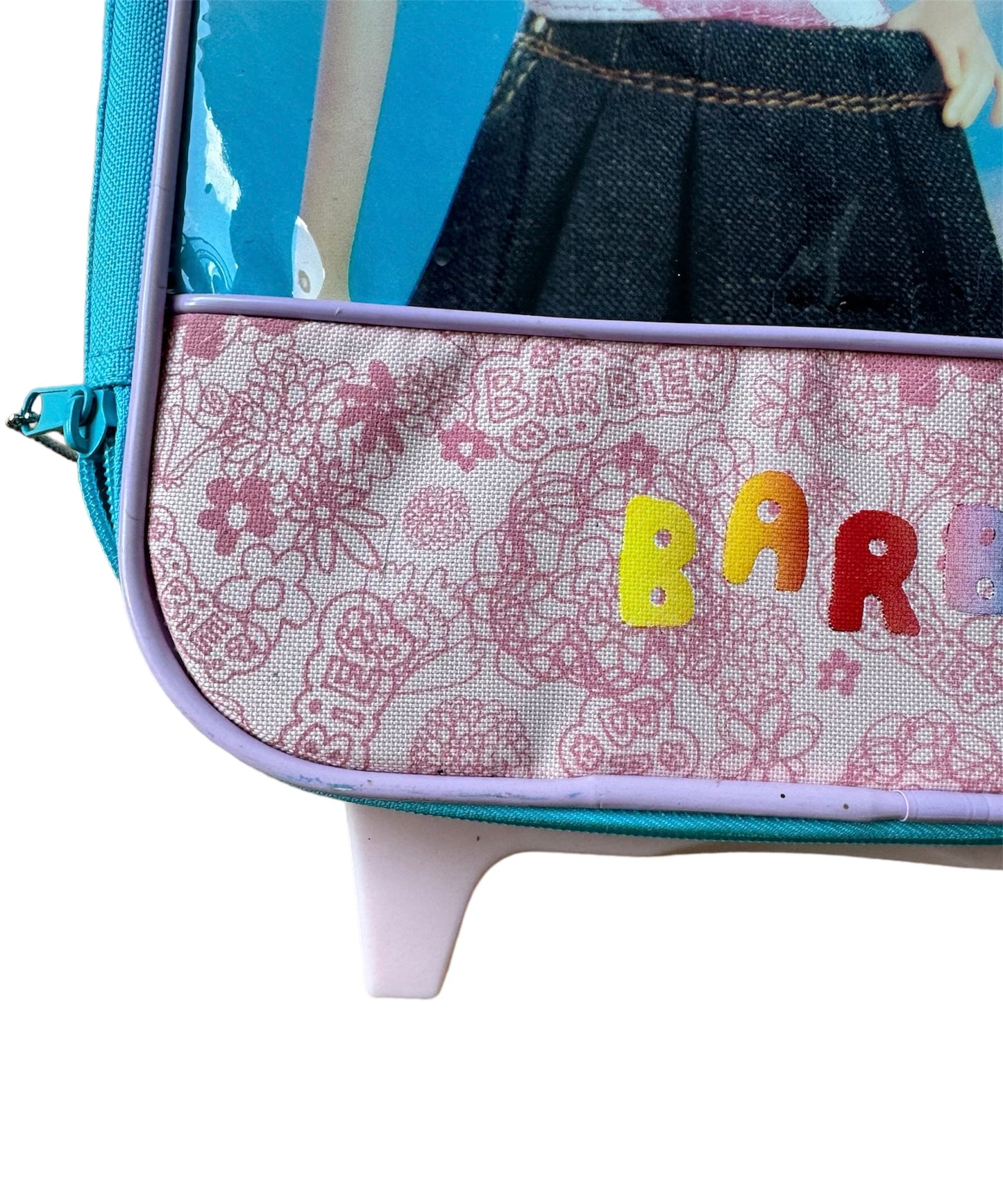 VTG Mattel Toys Barbie Doll Rolling Suitcase
