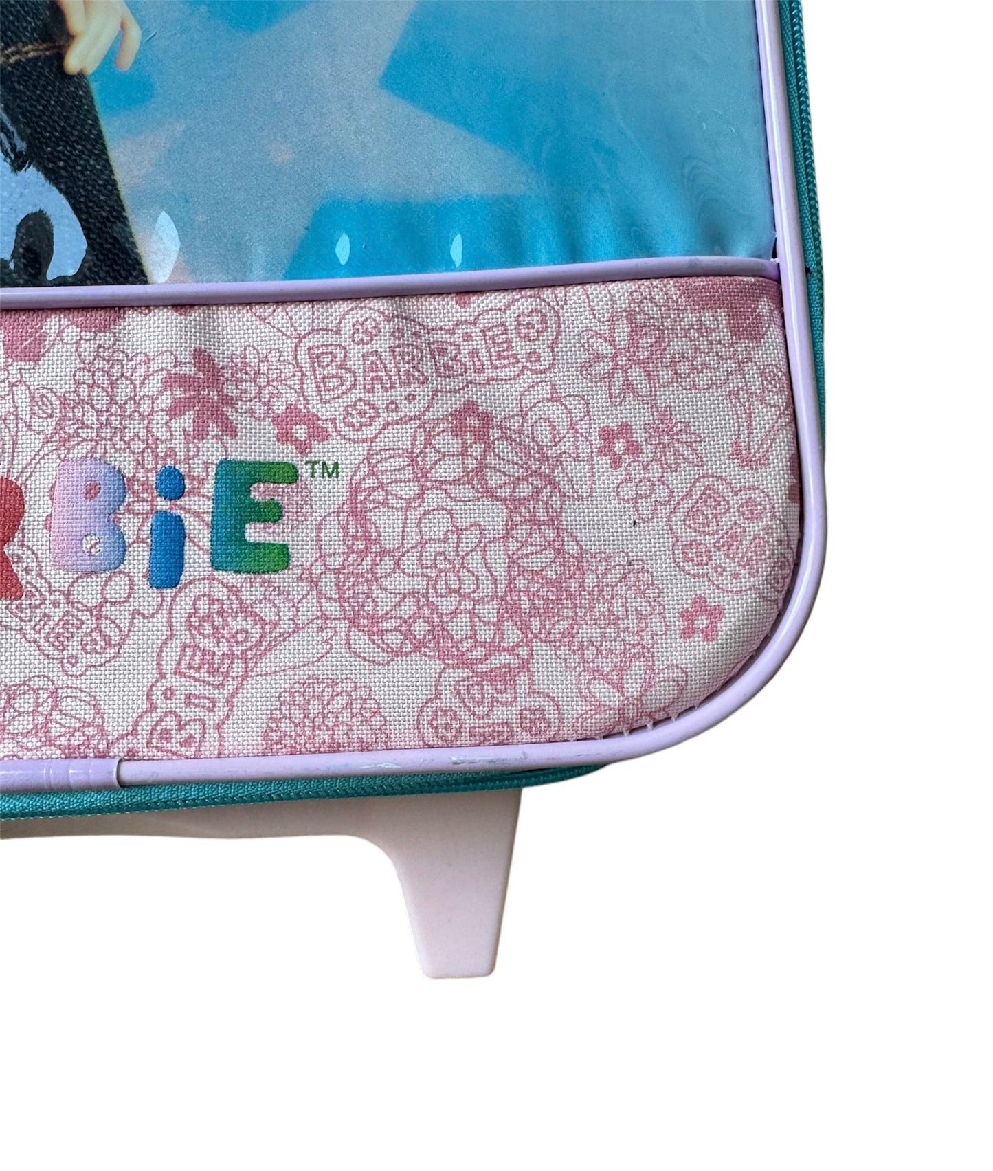 VTG Mattel Toys Barbie Doll Rolling Suitcase