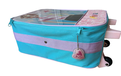 VTG Mattel Toys Barbie Doll Rolling Suitcase