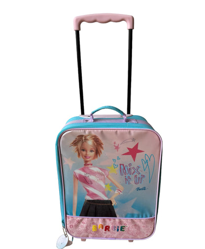 VTG Mattel Toys Barbie Doll Rolling Suitcase