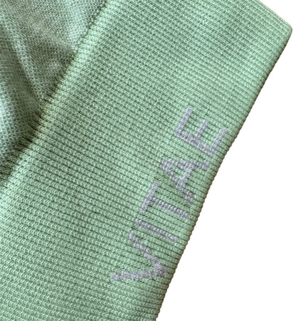 Vitae Apparel Recharge LS Crop Top Lime Green Women's Size: M