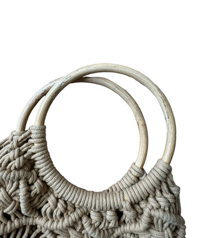 Woven Knit Crochet Beach Bag Tote Purse