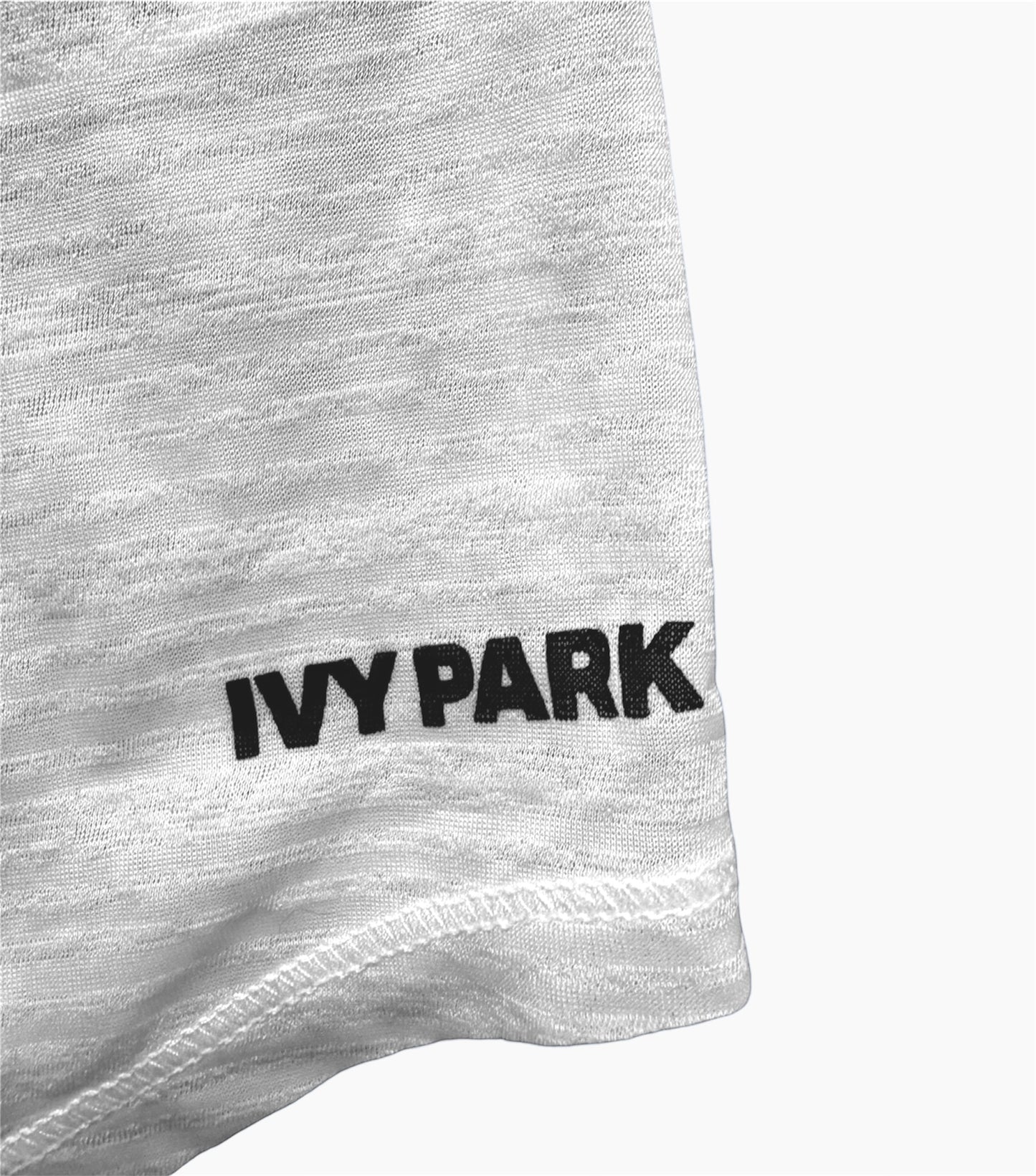 Ivy Park Women's White Stripe Racerback Tank Top Size: M