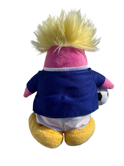 Disney Club Penguin Blue Soccer (F) S8 & Red Football S9 Players Plush Bundle