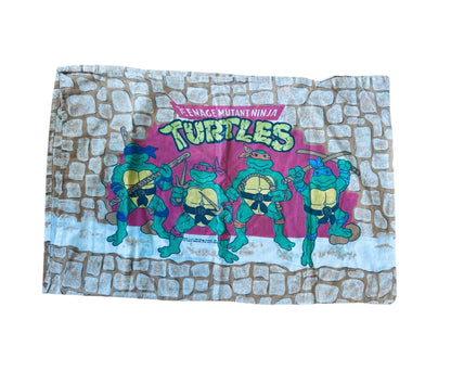 VTG 1988 Teenage Mutant Ninja Turtles TMNT Bed Sheet Set - 3 Piece Size: TWIN