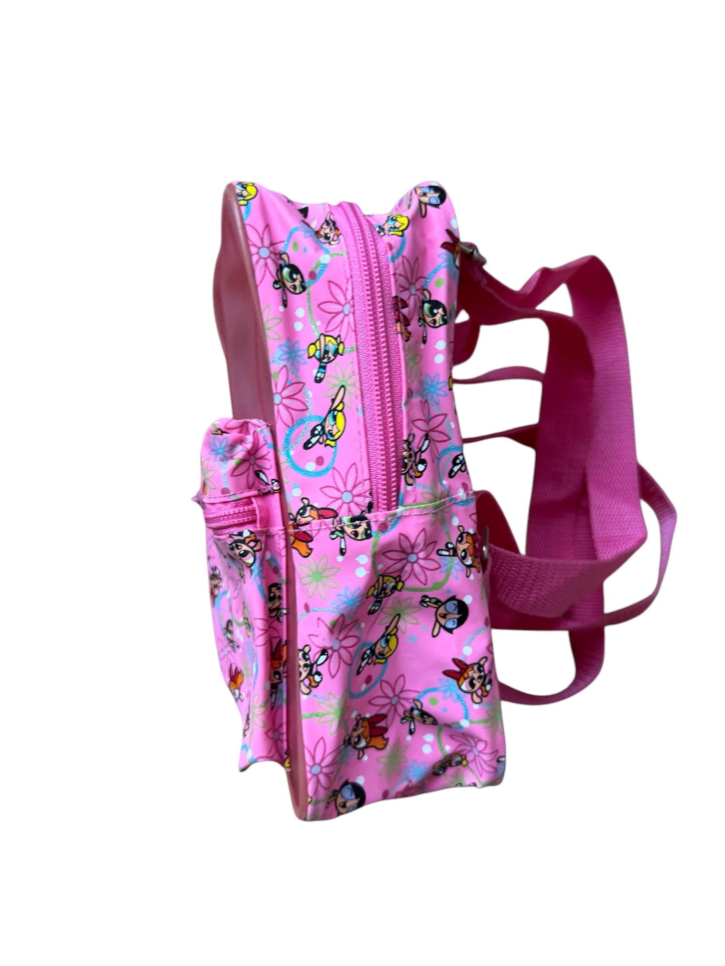 VTG Y2K Cartoon Network The Powerpuff Girls Rare Pink Backpack
