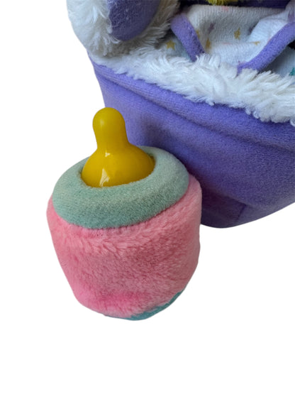 VTG '80s Baby Bibsy Popple with Bottle Rare Plush