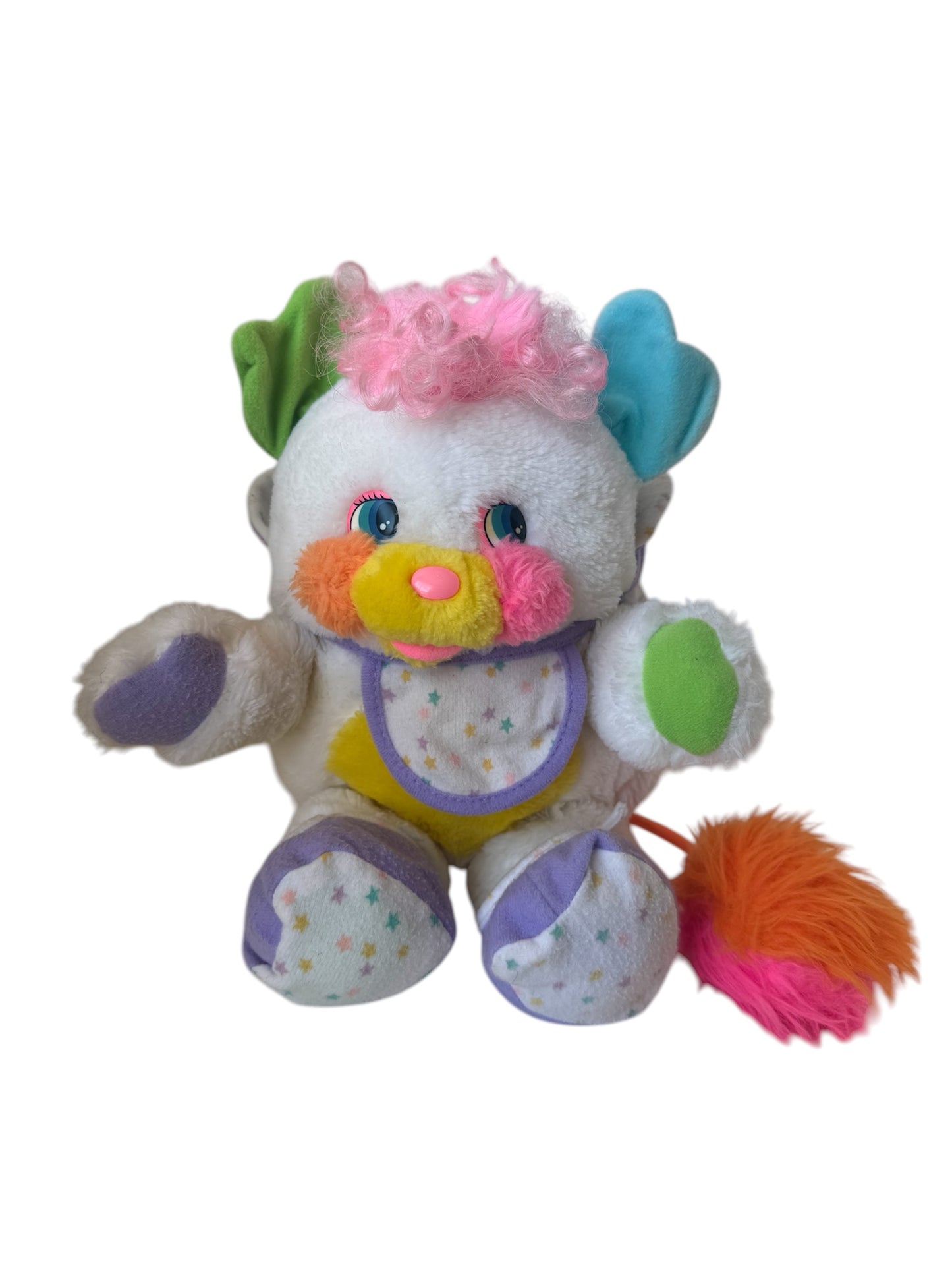 VTG '80s Baby Bibsy Popple with Bottle Rare Plush