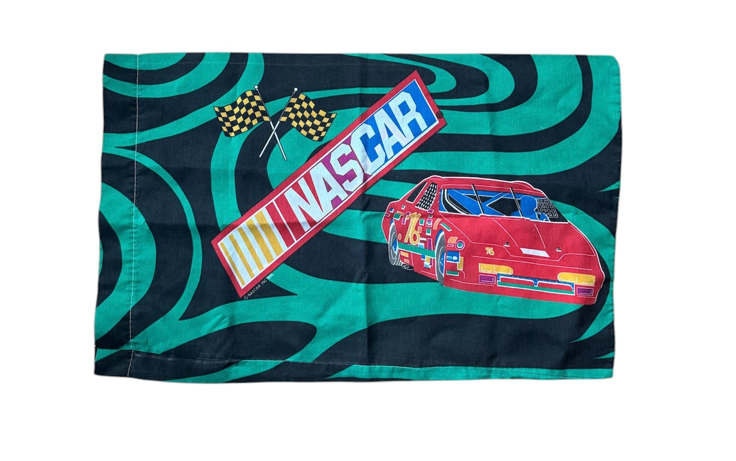 VTG 1995 NASCAR Daytona Talladega Bristol Bed Sheet Set - 3 Pieces Size: TWIN