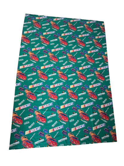VTG 1995 NASCAR Daytona Talladega Bristol Bed Sheet Set - 3 Pieces Size: TWIN
