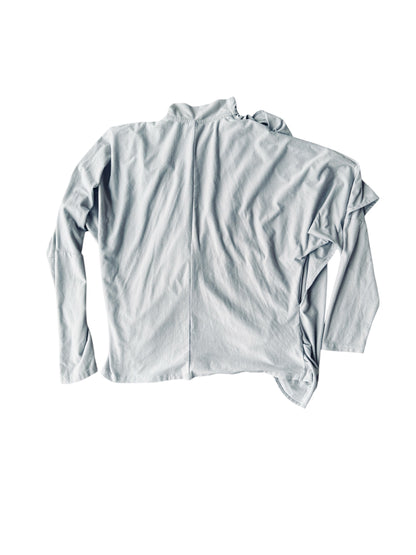 Exclusive Long Sleeve Pullover Wrap Soft Grey Size: S