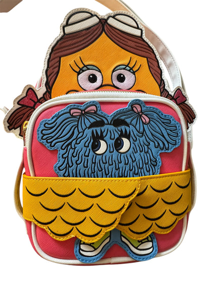 Loungefly McDonald’s Birdie the Early Bird Crossbuddies Crossbody Bag and Wallet
