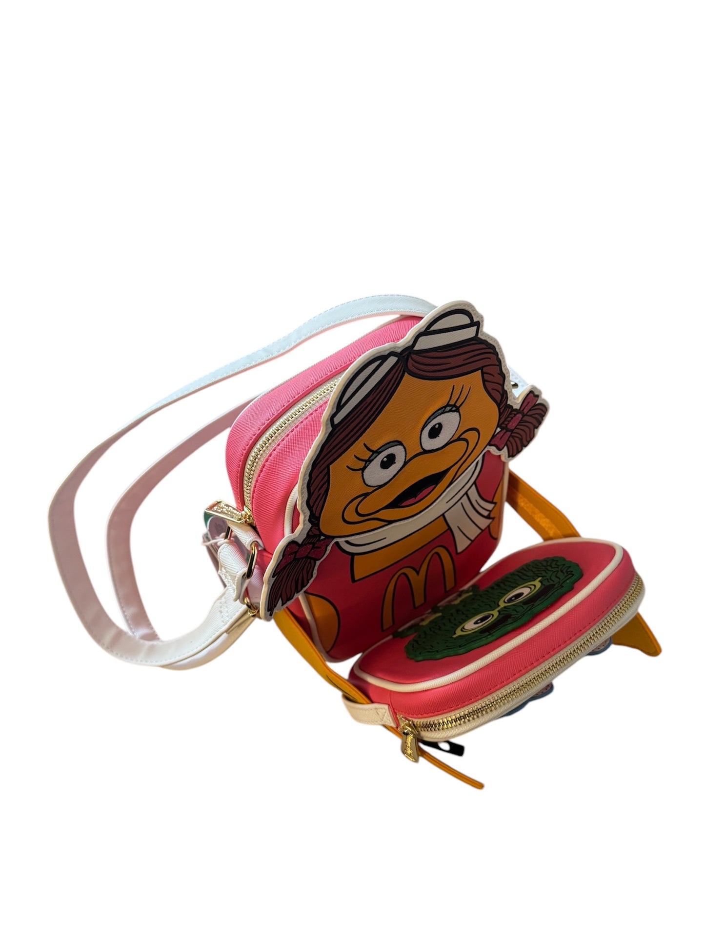 Loungefly McDonald’s Birdie the Early Bird Crossbuddies Crossbody Bag and Wallet