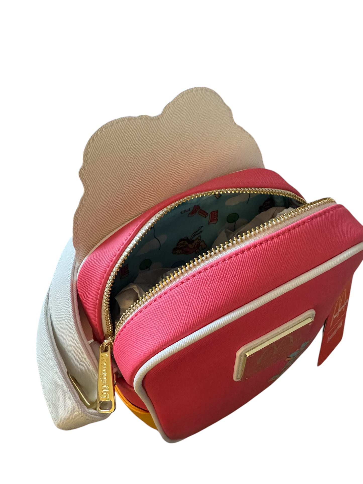 Loungefly McDonald’s Birdie the Early Bird Crossbuddies Crossbody Bag and Wallet