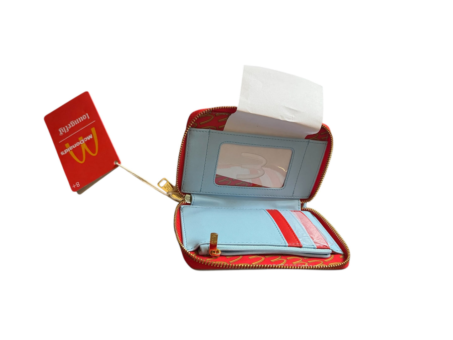 Loungefly McDonald’s Birdie the Early Bird Crossbuddies Crossbody Bag and Wallet