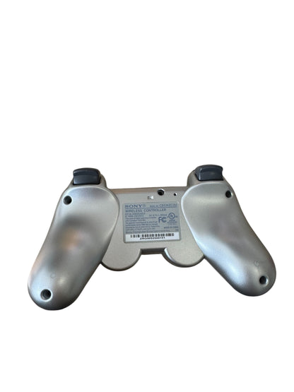 Sony PlayStation 3 PS3 Controller Silver DualShock 3 + Sixaxis Genuine CECHZC2U