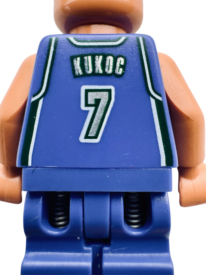 LEGO Sports Minifigure NBA Toni Kukoč #7 Milwaukee Bucks