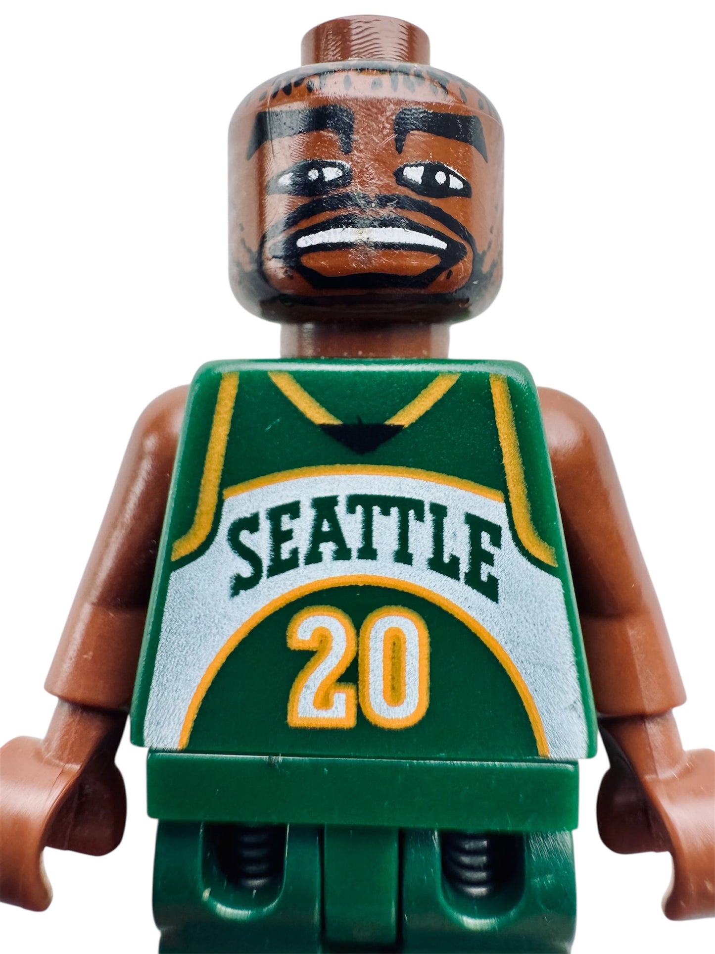 LEGO Sports Minifigure NBA Gary Payton #20 Seattle SuperSonics