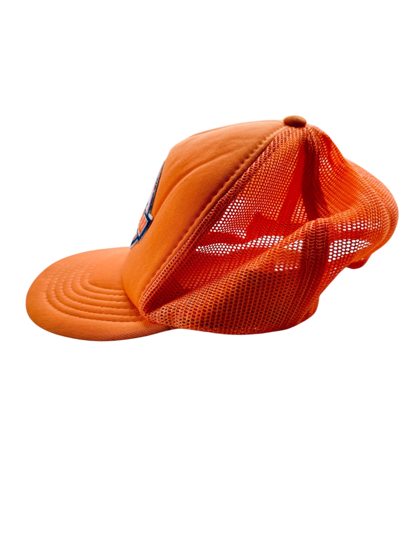 VTG Gulf Oil Au Jeu Snapback Trucker Hat Cap