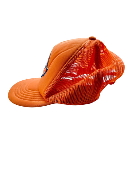 VTG Gulf Oil Au Jeu Snapback Trucker Hat Cap