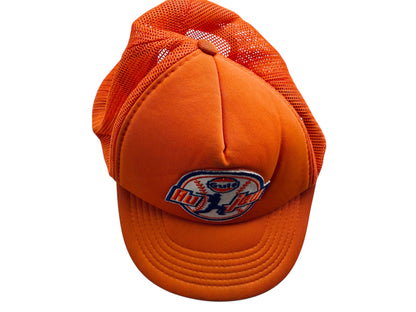 VTG Gulf Oil Au Jeu Snapback Trucker Hat Cap