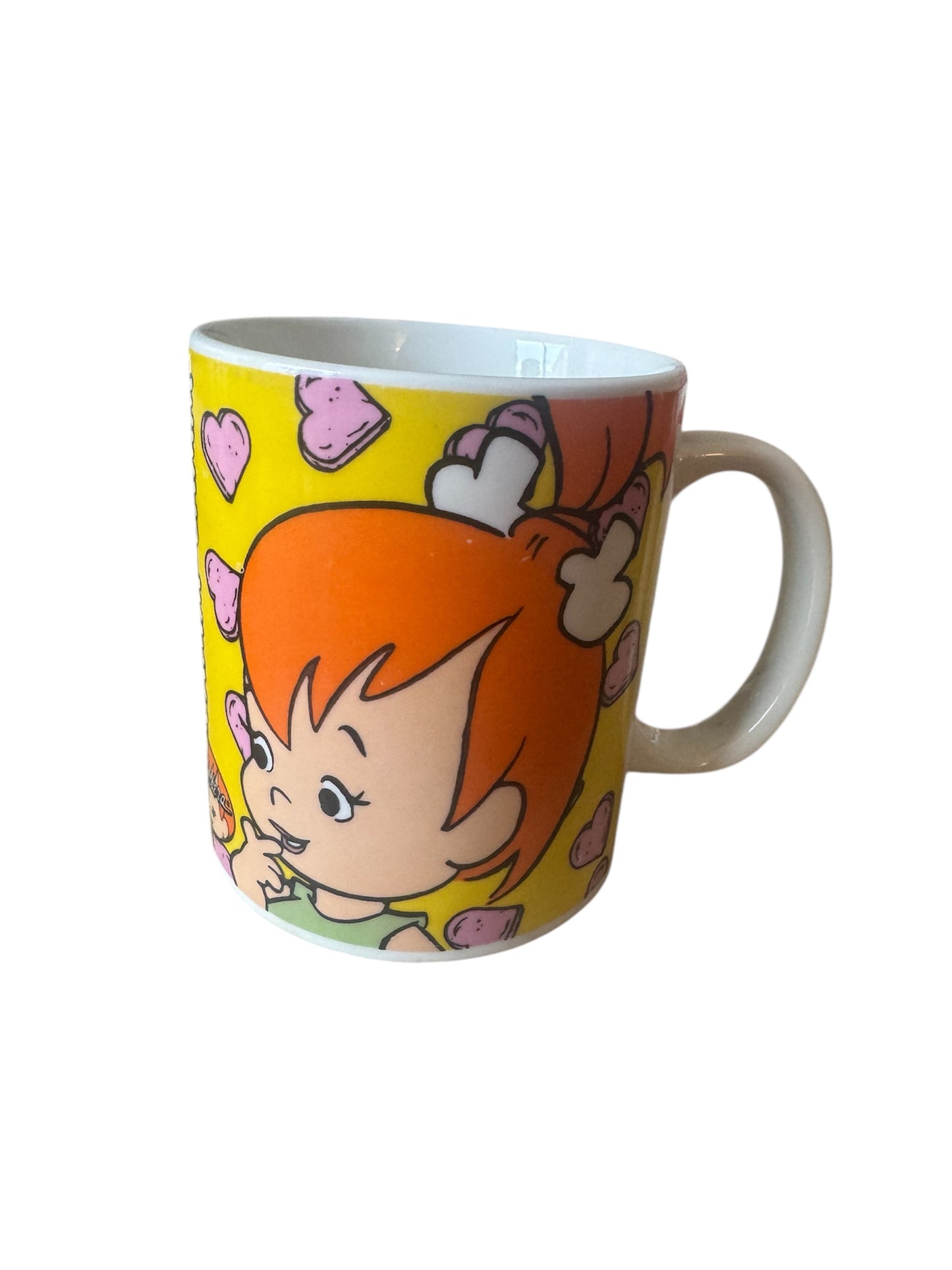 VTG ‘90s Hanna-Barbera The Flintstones Pebbles Bamm-Bamm Coffee Mug