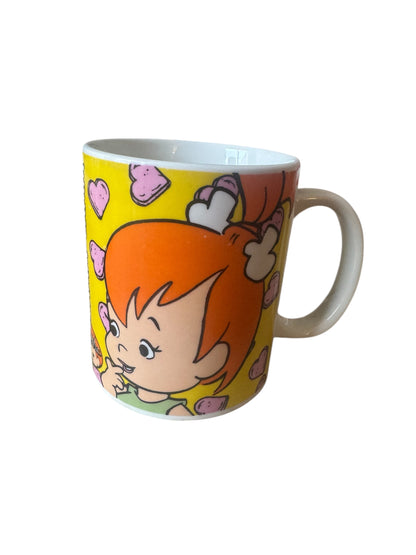 VTG ‘90s Hanna-Barbera The Flintstones Pebbles Bamm-Bamm Coffee Mug