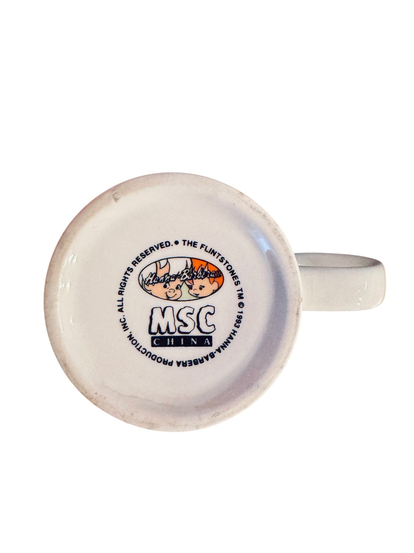 VTG ‘90s Hanna-Barbera The Flintstones Pebbles Bamm-Bamm Coffee Mug