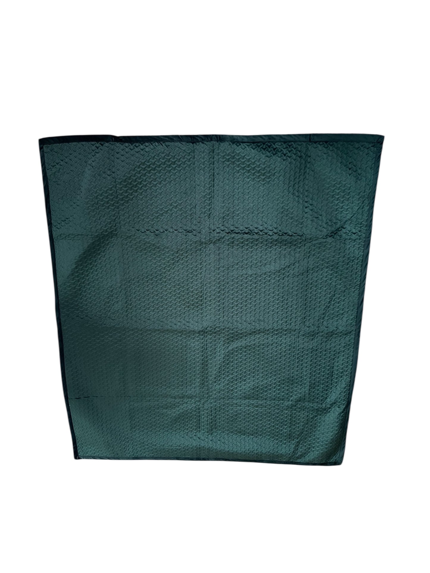 Accents de Ville Throw Quilted Velvet Green Blanket