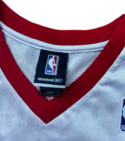 VTG Tracy McGrady Swingman Jersey Houston Rockets #1 White Reebok NBA Size: L