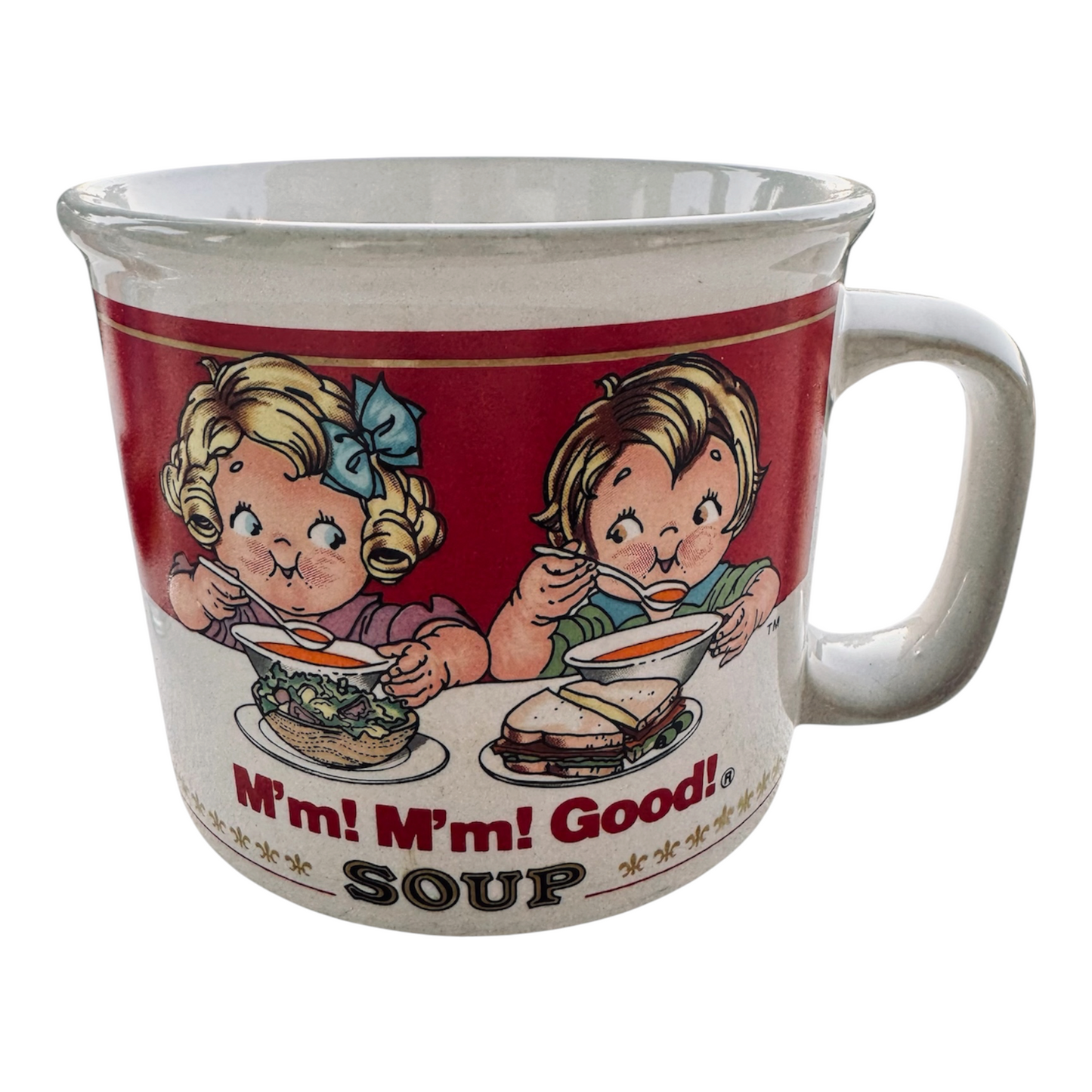 VTG 1989 Campbell’s Soup Kids M'm! M'm! Good! Retro Ceramic Mug