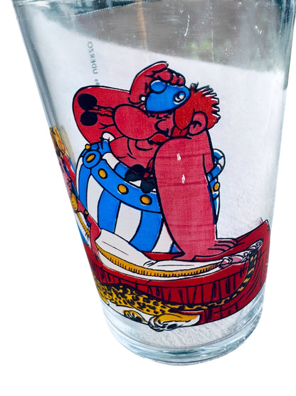 VTG Asterix & Obélix Collection Glass '68 & '84 Set of 2