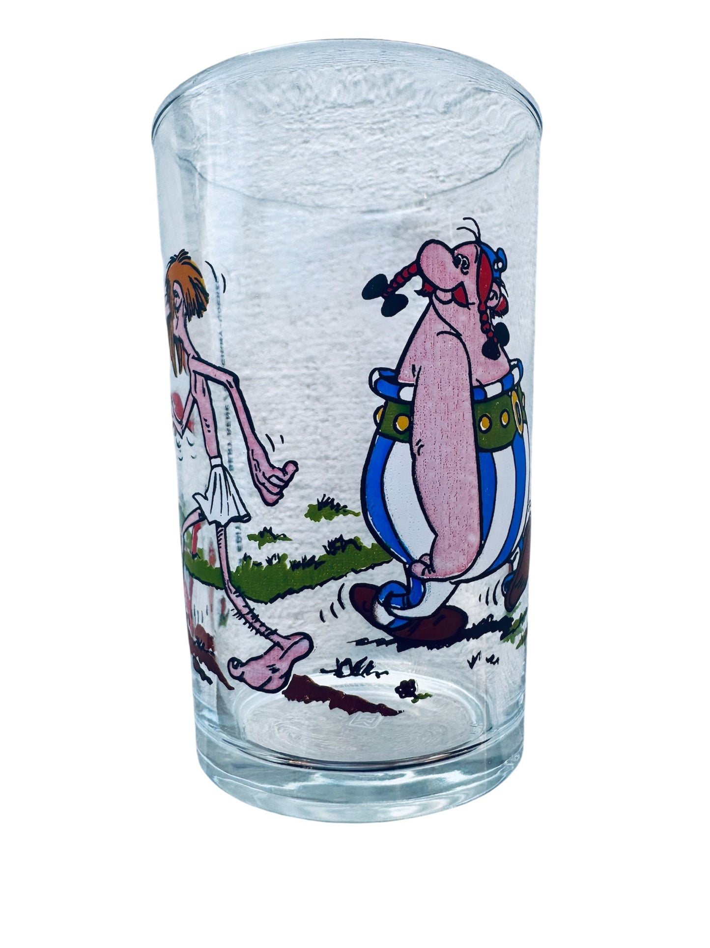 VTG Asterix & Obélix Collection Glass '68 & '84 Set of 2