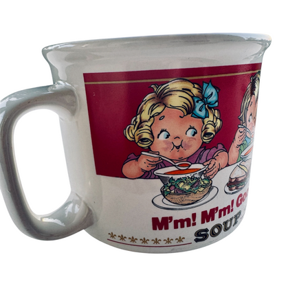 VTG 1989 Campbell’s Soup Kids M'm! M'm! Good! Retro Ceramic Mug