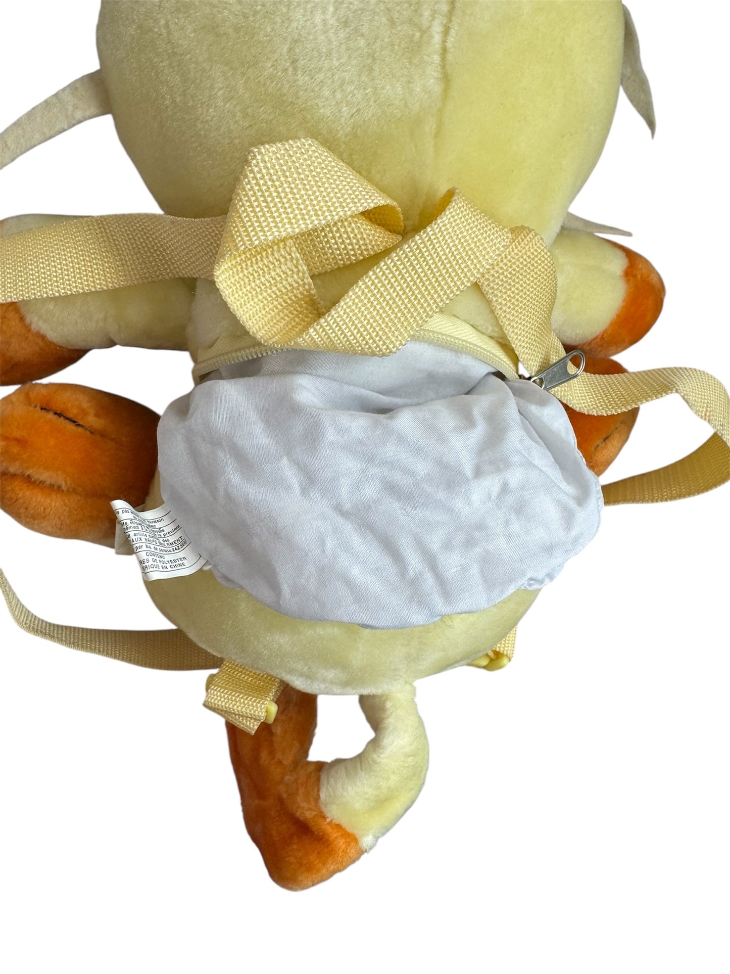 VTG ‘90s Rare Nintendo Official Pokémon Meowth Plush Zipper Backpack