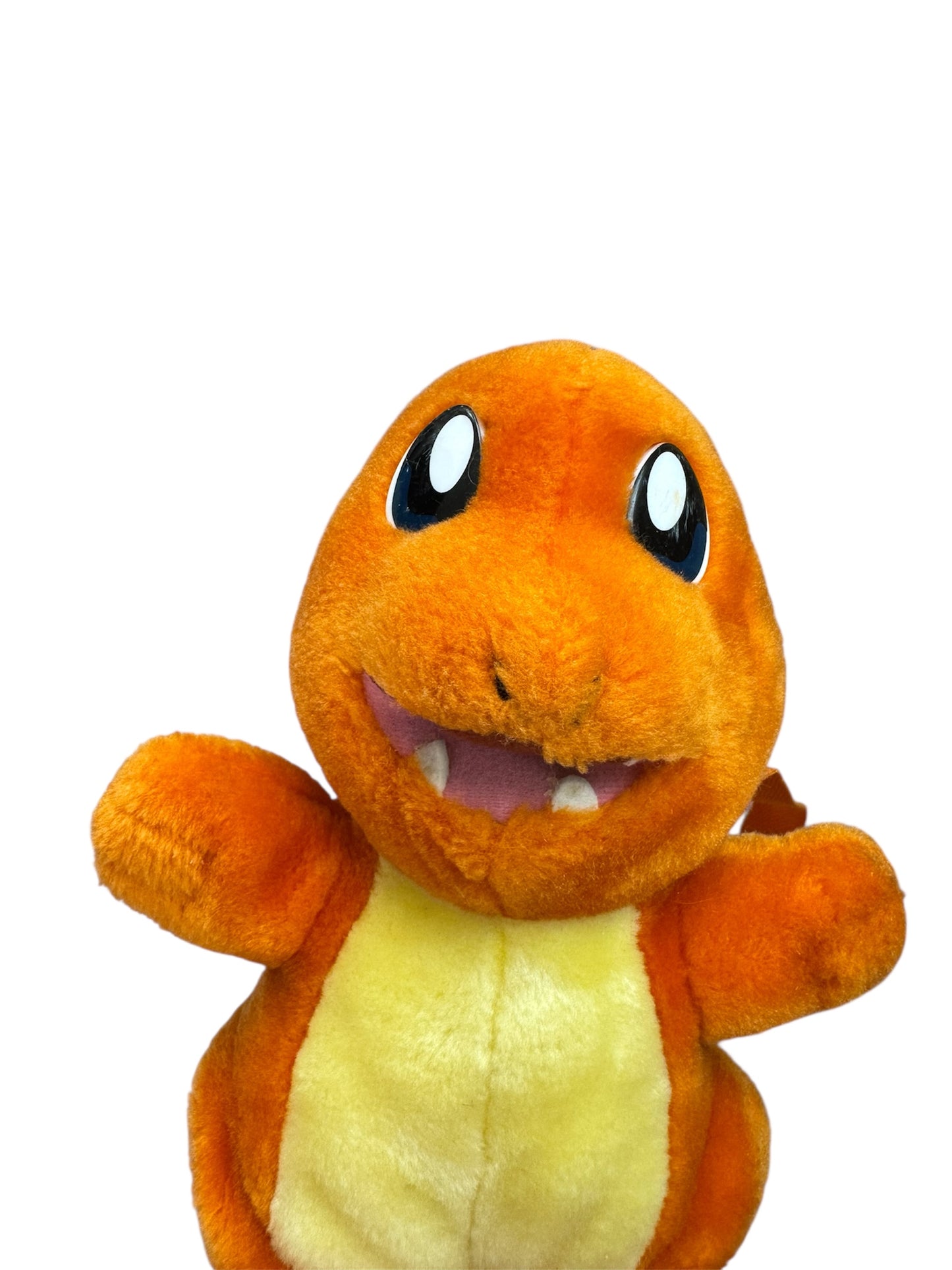 VTG ‘90s Rare Nintendo Official Pokémon Charmander Plush Zipper Backpack