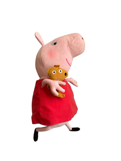 Ty Peppa Pig Holding Danny Dog Large Stuffed Animal Toy 20"