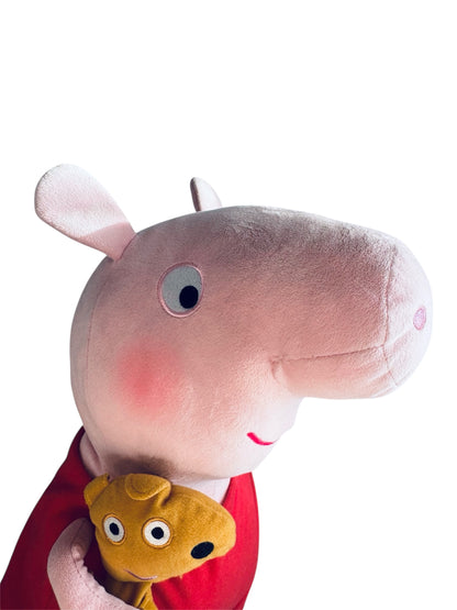 Ty Peppa Pig Holding Danny Dog Large Stuffed Animal Toy 20"