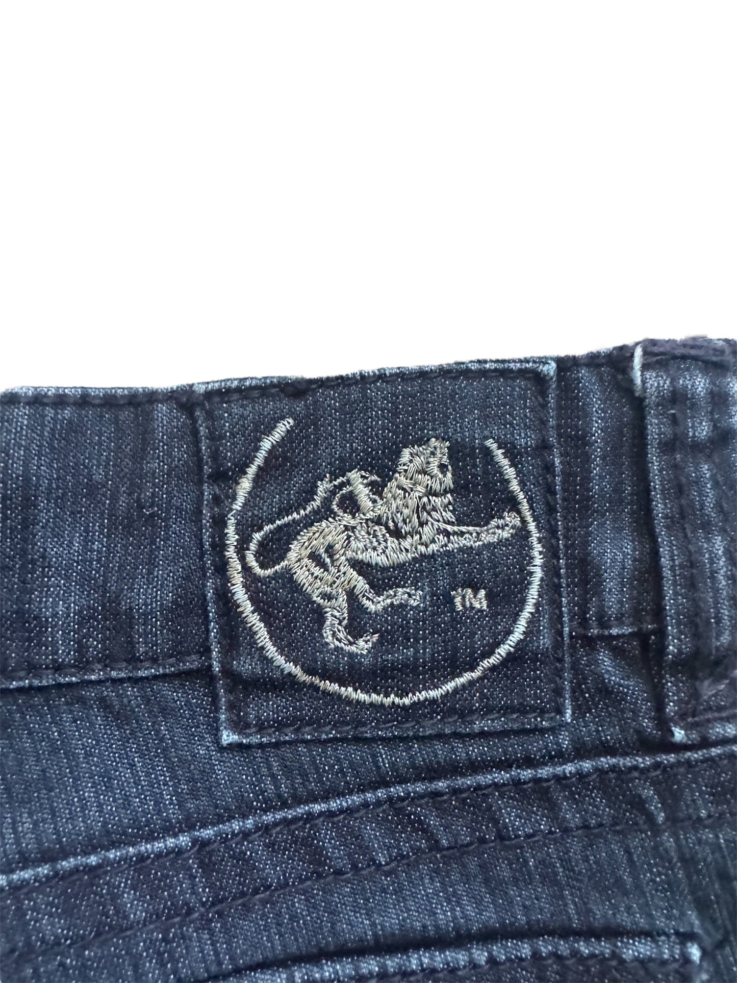 VTG Y2K Parasuco Denim Legend Women's Dark Blue Wide Leg Jeans Size: 28