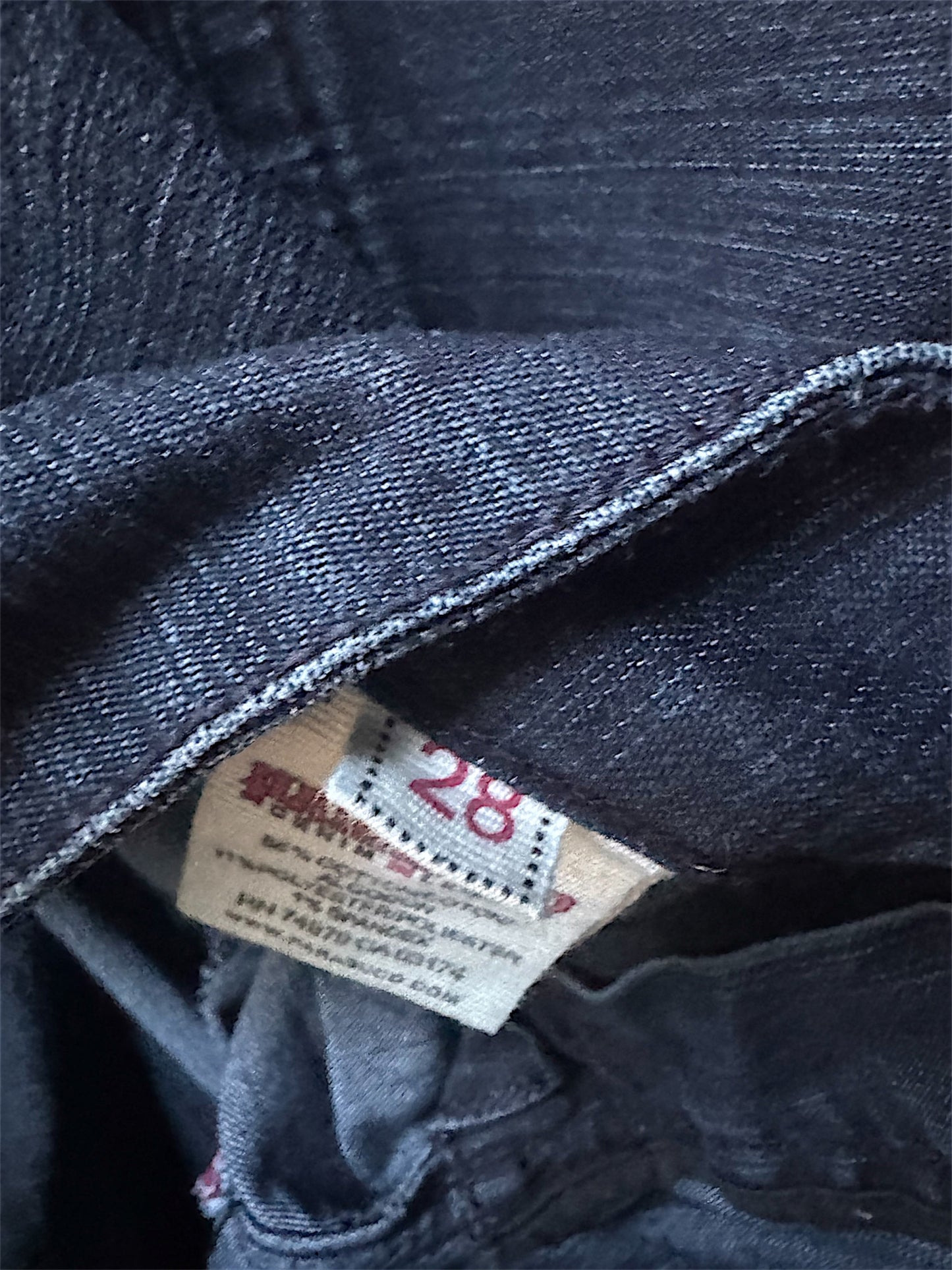 VTG Y2K Parasuco Denim Legend Women's Dark Blue Wide Leg Jeans Size: 28