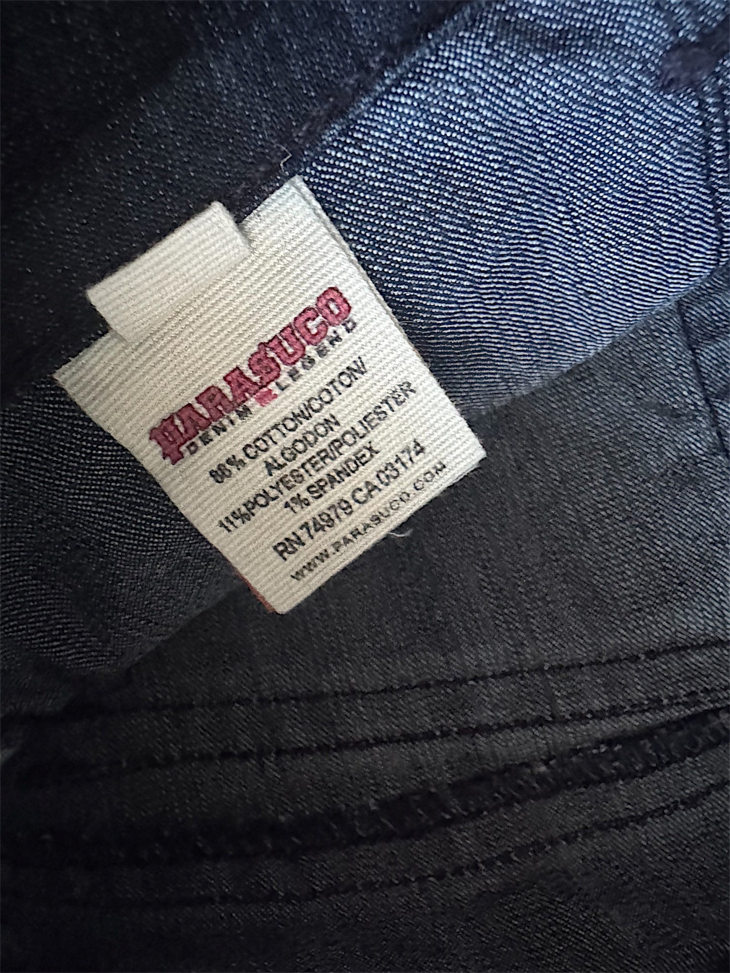 VTG Y2K Parasuco Denim Legend Women's Dark Blue Wide Leg Jeans Size: 28