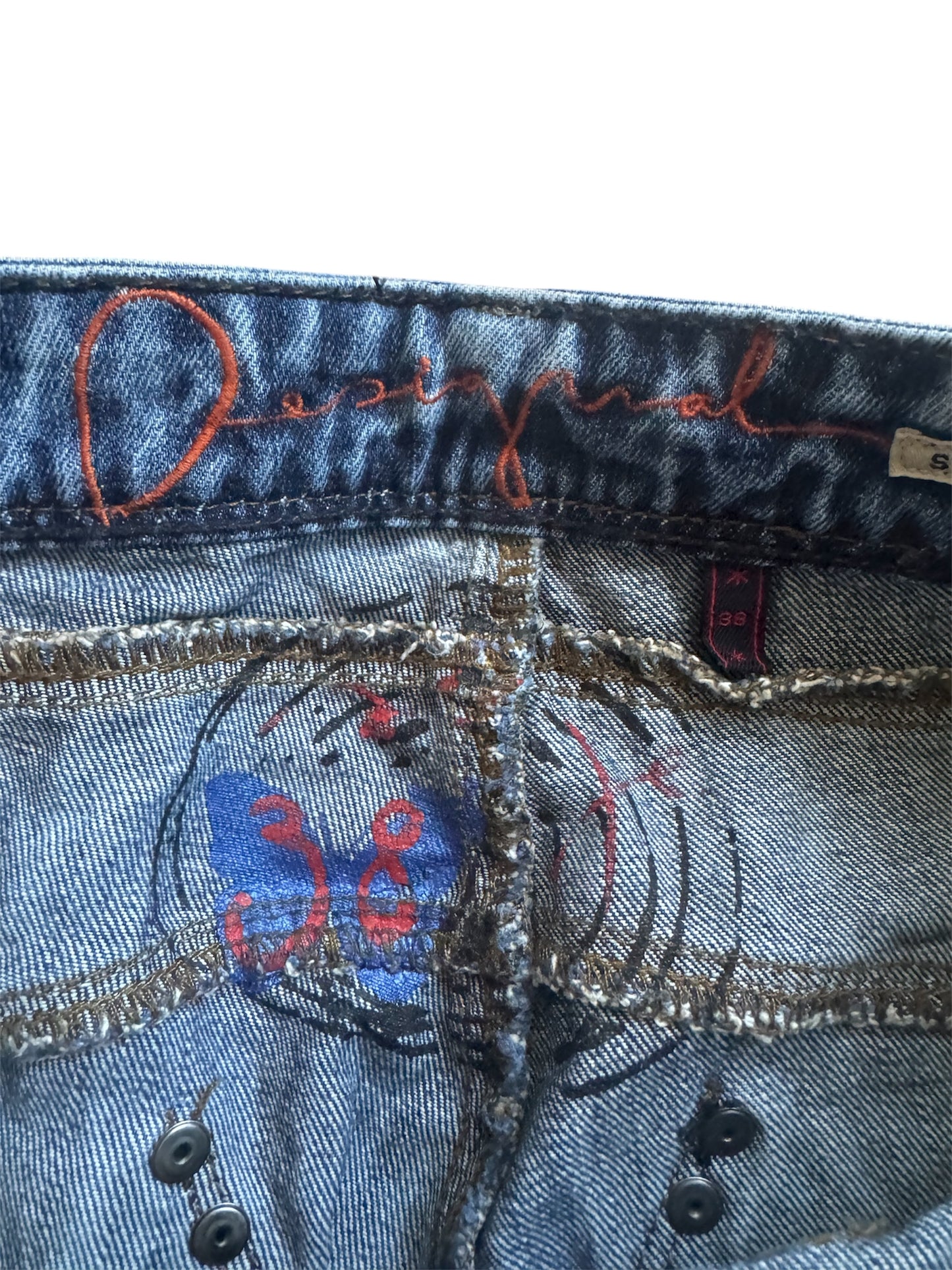 Desigual Classic Straight Fit Women's Jeans Size: EU 38