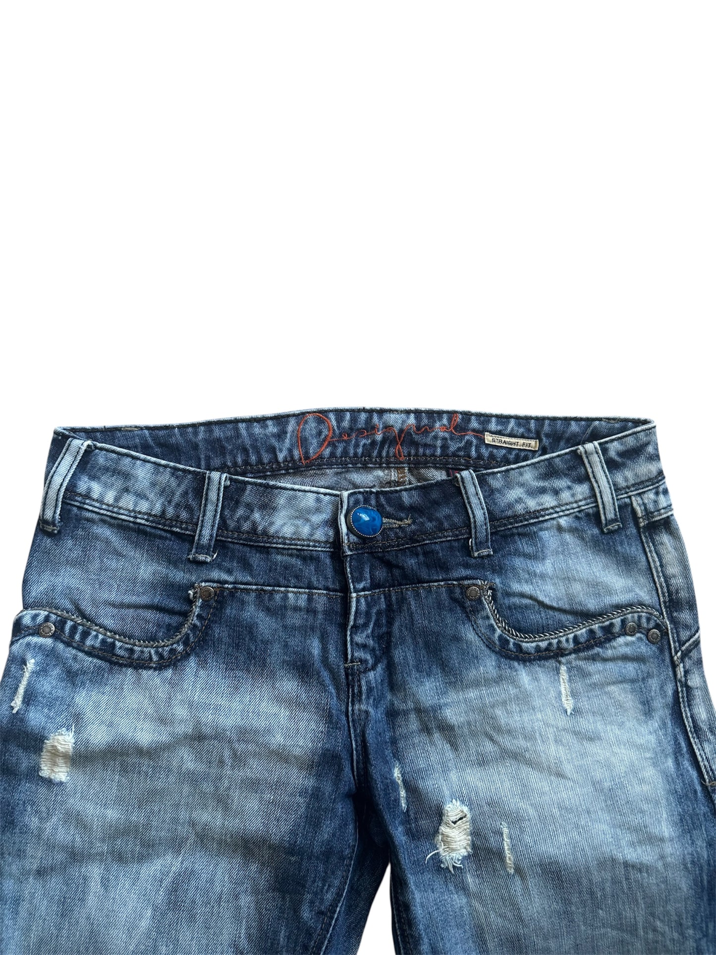 Desigual Classic Straight Fit Women's Jeans Size: EU 38