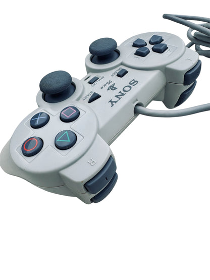 Sony PlayStation 1 PSone Analog Controller Gray Genuine SCPH-110