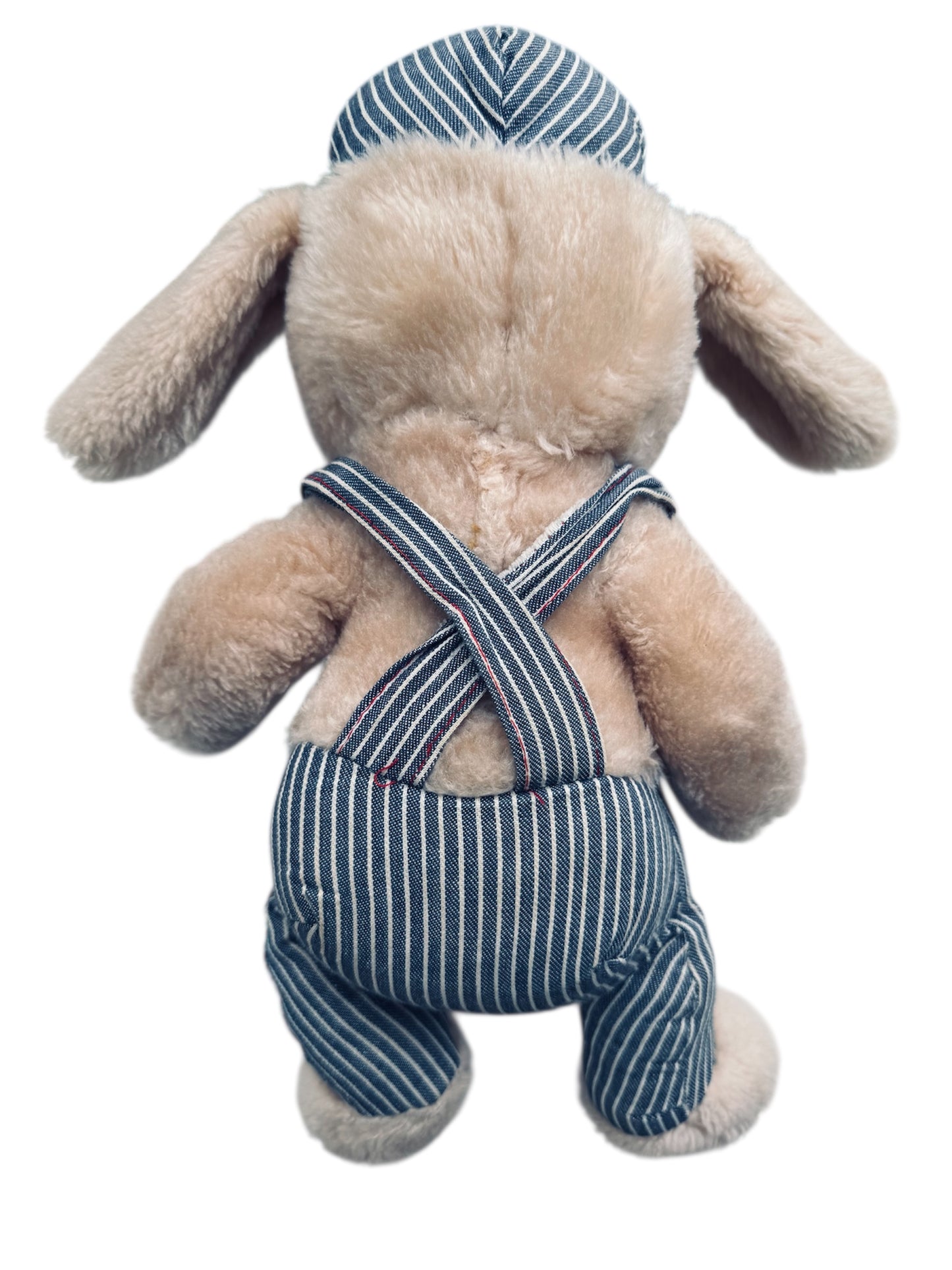 VTG 1970 Knickerbocker Conductor Bunny Rabbit Stuffed Animal Toy 13"