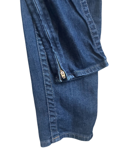 True Religion Gwen Skinny Blue Women's Zippered Ankle Jeans Size: 27